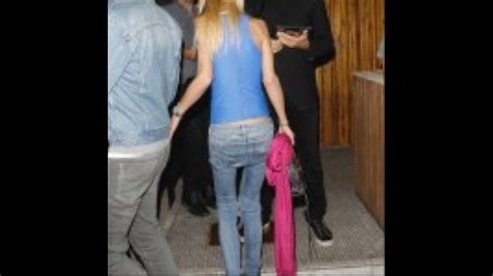 Tara Reid Goes Braless & Reveals Major Cleavage In Plunging Sequined Dress